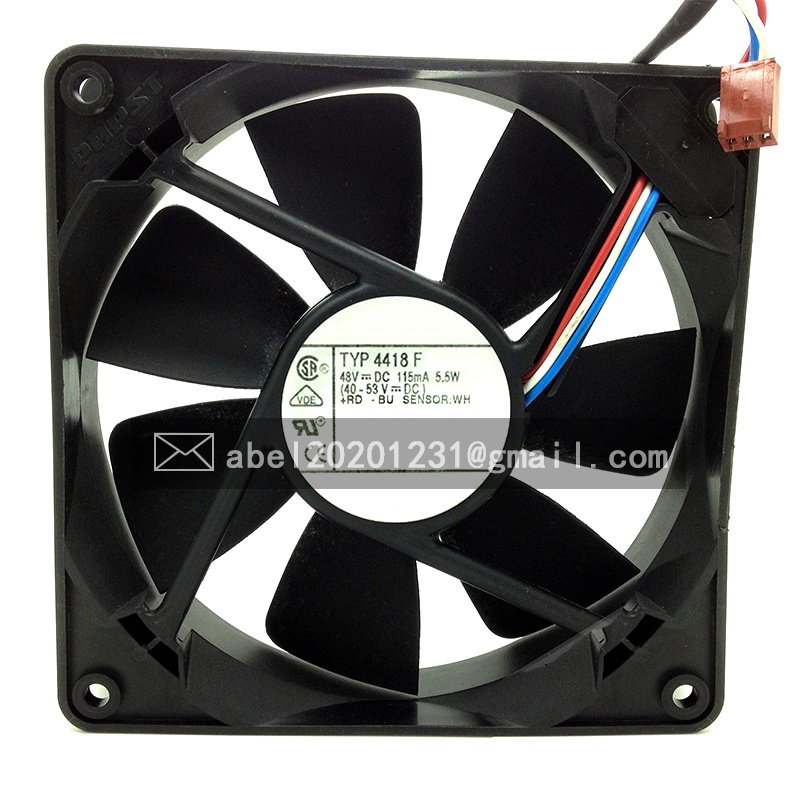 YTH BRAND NEW TYP 4418F 4418 F 48VDC COOLING FAN 12025 120*120*25MM