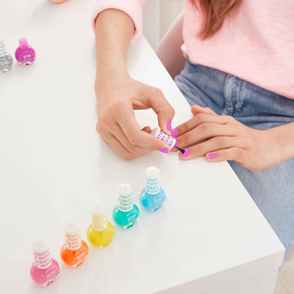 3C4G Rainbow Days of the week Nail Polish ราคา ถูกที่สุด ดีลบีเคเค แกลเลอรีภาพที่ 6