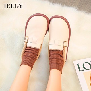 IELGY รองเท้า สไตล์อังกฤษ สําหรับผู้หญิง