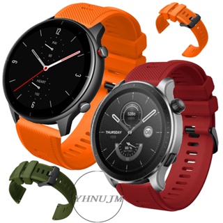 สายนาฬิกาข้อมือซิลิโคน อุปกรณ์เสริม สําหรับ huawei Amazfit GTR 2 2E Amazfit GTR3 pro GTR 3 Xiaomi GTR4 GTR 4