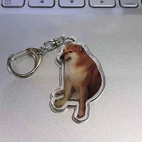 พวงกุญแจ จี้อะคริลิค รูปตัว D Shiba Inu ขนาด 4-5 ซม. สําหรับห้อยกระเป๋า ราคา ถูกที่สุด ดีลบีเคเค แกลเลอรีภาพที่ 5