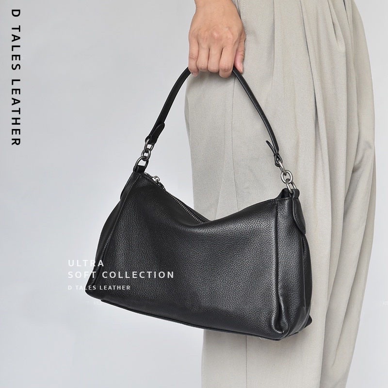 DTALES Brooklyn กระเป๋าหนังแท้ 2สาย หนังวัวปั่นนุ่ม สัมผัสพรีเมียม สวยแพงแบบสาวNew York