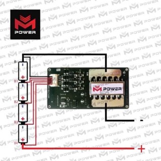 LiFeo4 วงจรป้องกันแบตเตอรี่ 3.2V 32650 LiFePo4แบตเตอรี่Bms 4S 50A เกรดอย่างดี มี Active Balancer 1A ในตัว ตัวนี้งานดีมาก