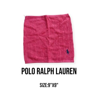 ผ้าเช็ดหน้าralph laurenแท้ ผ้าเช็ดหน้าแบรนด์เนม