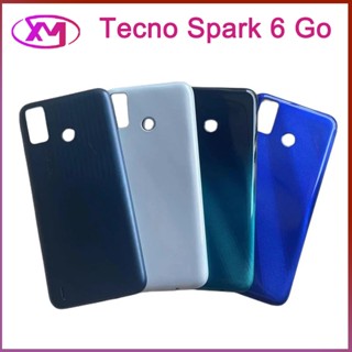 เคสแบตเตอรี่ด้านหลัง พร้อมฝาครอบด้านข้าง แบบเปลี่ยน สําหรับ Tecno Spark 6 Go KE5j KE5k KE5