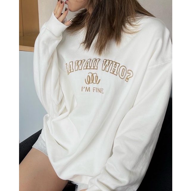 - QUERA Hawaii Who Oversize Sweater-🌬