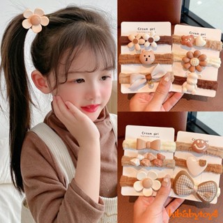 Girls Cartoon Hair Ornaments Versatile Fashionable Girls Hair Clip Coffee Colored Children  Headwear