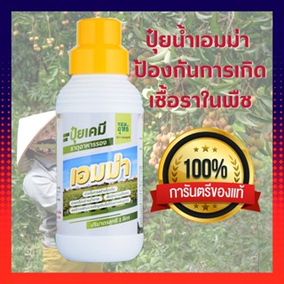 ปุ๋ยเอมม่า ปุ๋ยน้ำเอมม่า ขนาด 1000 ซีซี เอมม่า ปุ๋ยน้ำสูตรเข้มข้น ป้องกันเชื้อราในพืช  เพิ่มความแข็งแรงให้กับพืช