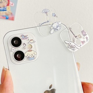 SANRIO น่ารัก ซานริโอ้ การ์ตูน ตัวป้องกันกล้อง เคส iPhone 14 Pro Max 14plus ฟิล์มกล้อง ป้องกัน กระจกนิรภัย น่ารัก ป้องกันเลนส์ สติกเกอร์