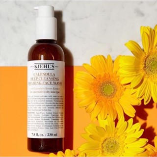 Kiehl’s Calendula deep cleansing foaming face wash 230มล ผลิตภัณฑ์ทำความสะอาดผิวหน้า