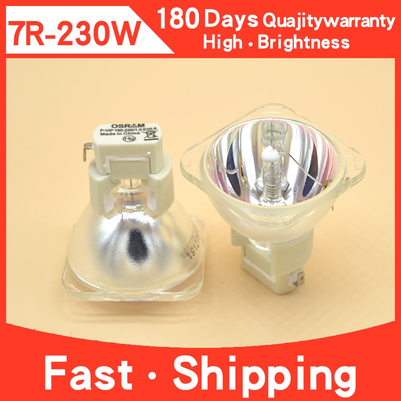 7R 230W Metal Halide Lamp moving beam Stage lamp 230 beam P-VIP 180-230/1.0 E20.6 for Osram