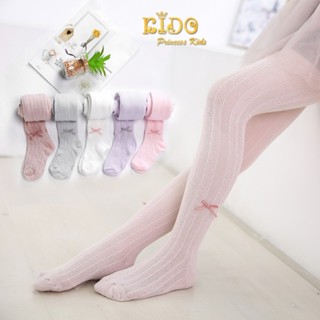 ถุงน่องเด็ก*มีหน้าร้าน ตรงปก พร้อมส่ง*L053 สีชมพูเข้ม ถุงน่องเนื้อไหมพรมลายลง