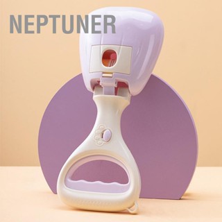 Neptuner อุปกรณ์เก็บอึสัตว์เลี้ยง สุนัข แมว เส้นผ่าศูนย์กลาง 10 ซม. ด้ามจับออกแบบตามสรีรศาสตร์ ประหยัดแรง