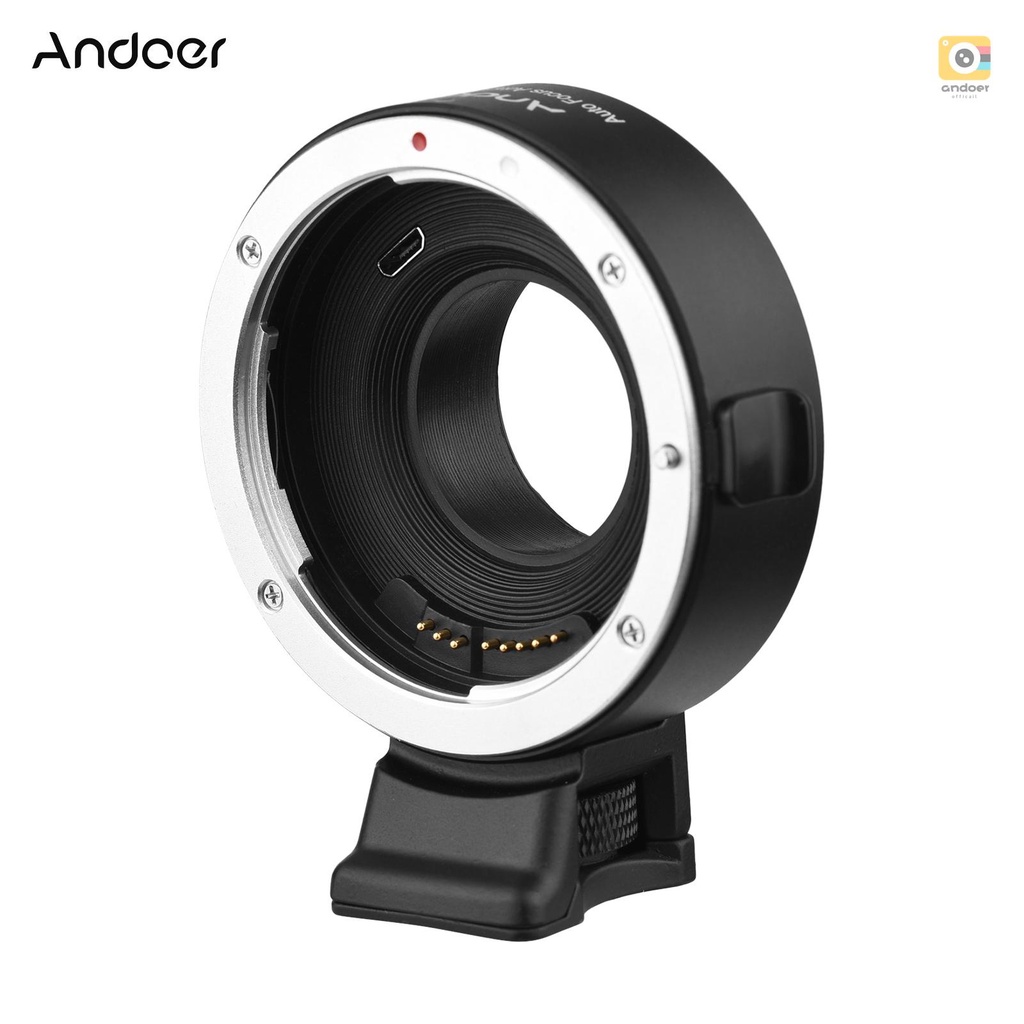 Andoer EFFX II Lens Mount Adapter Ring Auto Focus AntiShake Aluminum
