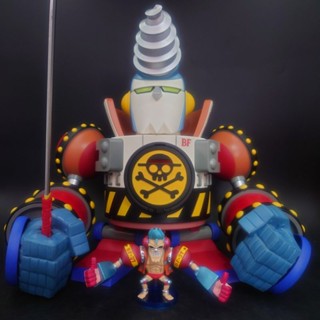 โมเดล Giga Franky WCF ลิขสิทธิ์แท้ Bandai💥 ตัวใหญ่มาก😲 มือสอง ไม่มีกล่อง สูงประมาณ 28 Cm มีแฟรงกี้ กับ ลูฟี่ตาวิ้งแยกขาย