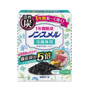 HAKUGEN EARTH NONSMELL FOR REFRIGERATOR ผลิตภัณฑ์ดูดกลิ่นในตู้เย็น ผัก ปลา ถ่านกัมมันต์ ดับกลิ่นนาน 1 ปี มาตรฐานญี่ปุ่น