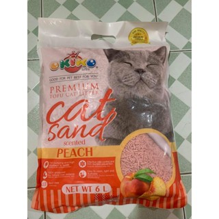 OKiko Premium Tofu Cat litter 6L. - โอกิโกะ ทรายเต้าหู้ 6 ลิตร