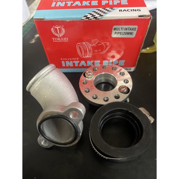Tokahi Universal Racing Intek Multi Intake ท่อคาร์บูเรเตอร์ผู้ถือ UFO Tengkuk 28 มม.EX5 Dream Wave100 Kris