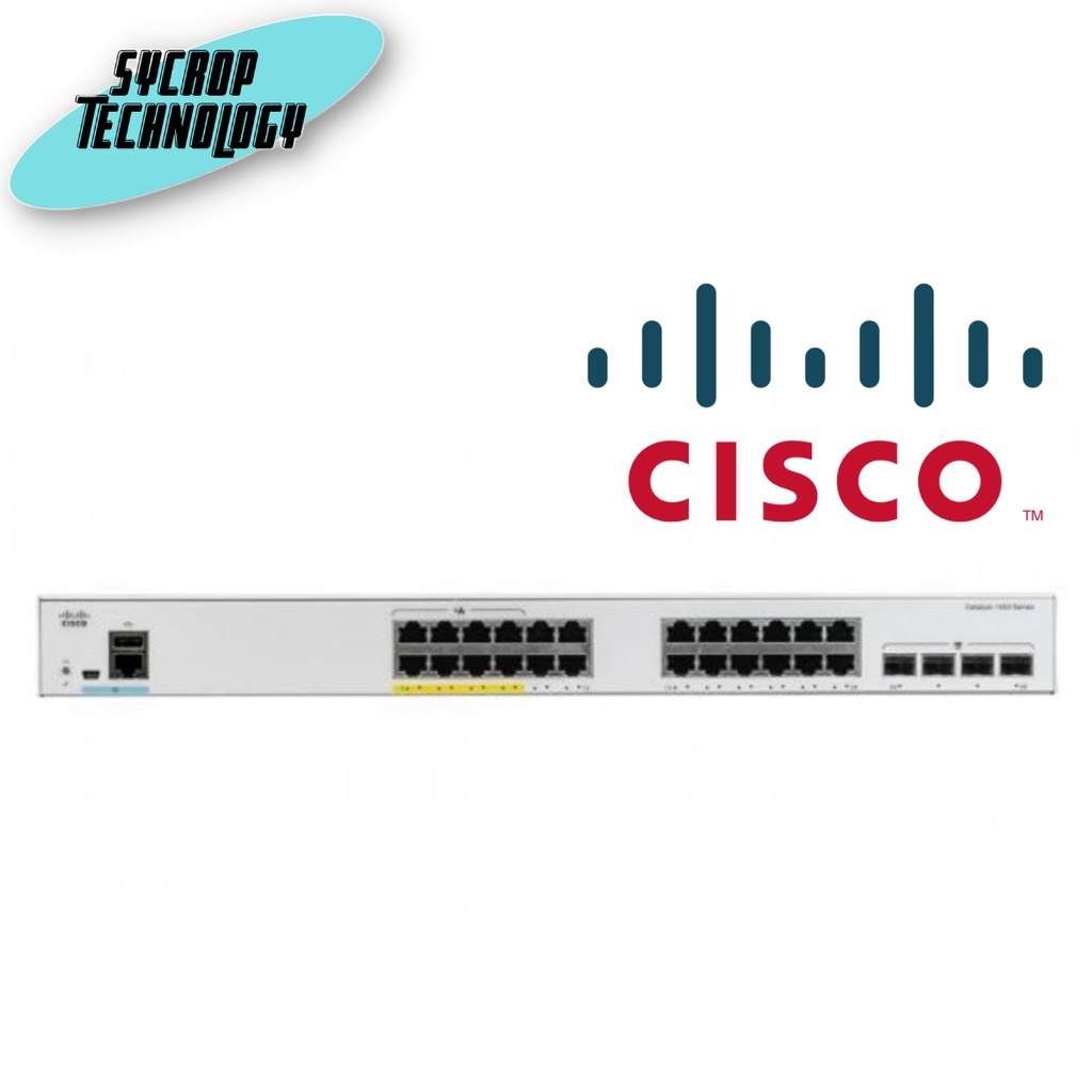 CBS250-24P-4G-EU SWITCH CISCO CBS250 SMART 24-PORT GE, POE, 4x1G SFP  ประกันศุนย์ เช็คสินค้าก่อนสั่ง