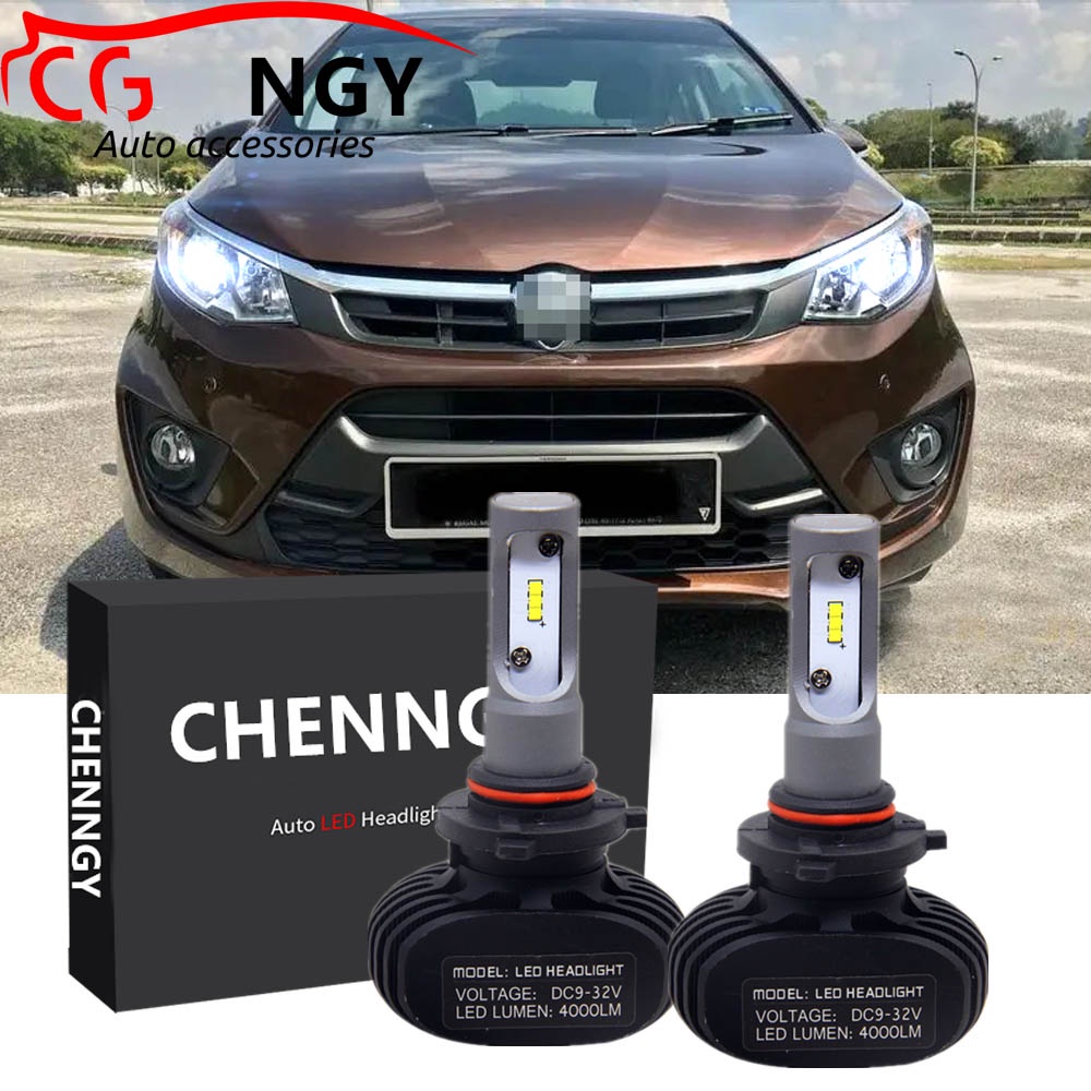 สําหรับ Proton Persona 2nd Gen 2016-2021 (โคมไฟหัว) - 2 ชิ้น LED ไฟหน้า 6000K ชุดหลอดไฟสีขาวเปลี่ยนฮ