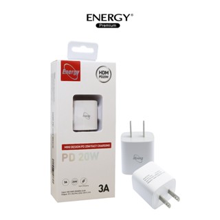 [NEWFEB23ลด10%]Energy Adapter Fast Charge mini   HDM-PD20W อะแดปเตอร์ Fast Charge mini PD20W -1 พอร์ต