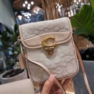 COACH CA191 TALL STUDIO CROSSBODY IN SIGNATURE JACQUARD