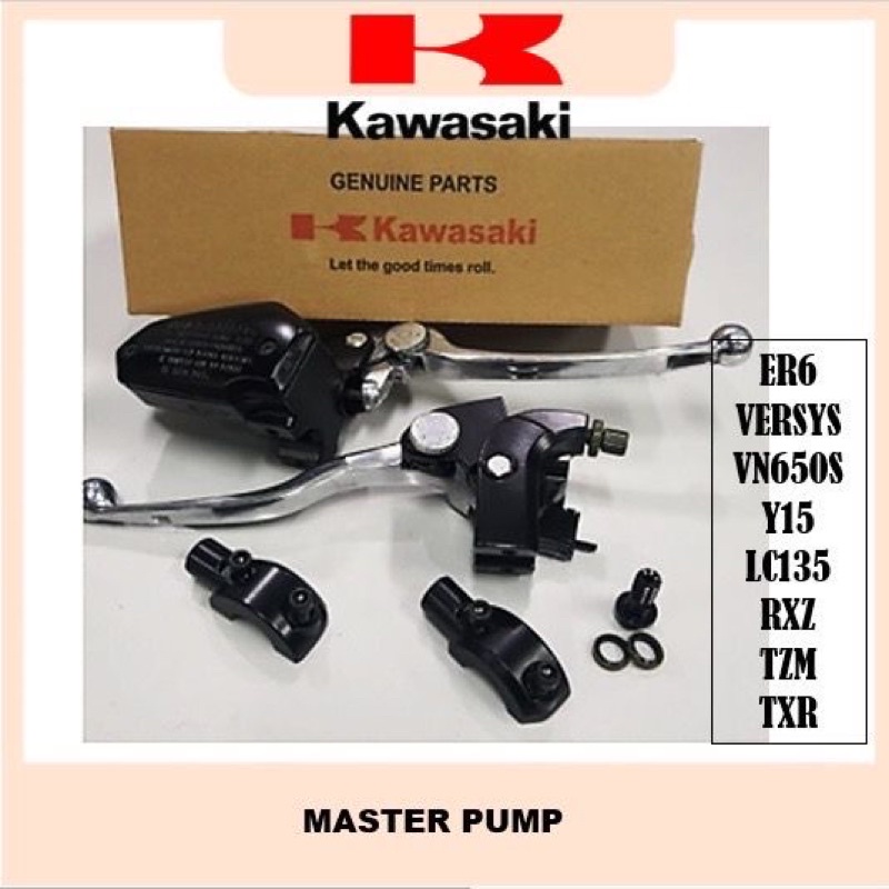 แม่ปั๊มเบรก KAWASAKI ER6 VERSYS VN650S Z800 Z900 MASTER BRAKE PUMP & CLUTCH SET (สามารถ INSTALL Y15 LC RXZ,TZM,TXR)