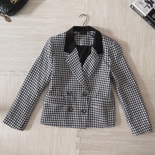 พร้อมส่ง 🌸 เสื้อสูท Blazer ทวิตลายชิโนริ งานขึ้นห้าง งานสวย มือ 1