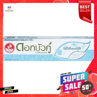 ดอกบัวคู่ ยาสีฟันสมุนไพร สูตรเฟรชแอนด์คูล 100 กรัมTwin Lotus Herbal Toothpaste Fresh and Cool Formula 100 g.