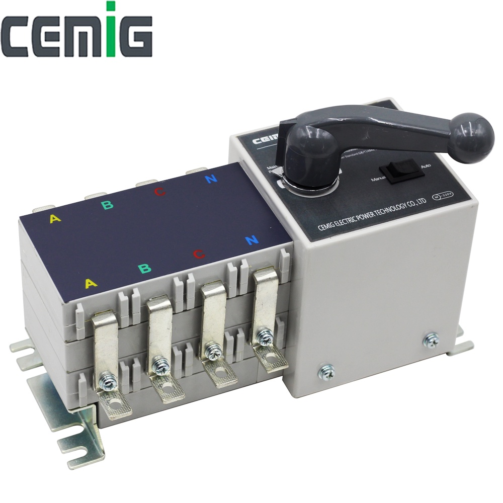 ATS Dual-Power Automatic Transfer Switch PC Grade SMGQ2-100/4P Circuit Breaker MCB AC 400V 100A