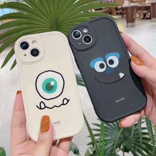 ใหม่ สไตล์บิ๊กอาย การ์ตูน ตาโต ขนฟู มอนสเตอร์ iPhone 13 pro max i12 pro max เคสโทรศัพท์ i11 pro max 7plus 8plus i6s plus เคสโทรศัพท์ กันกระแทก