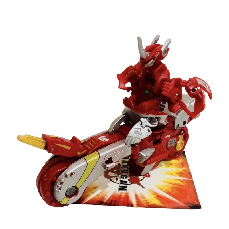Bakugan Red Pyrus Deluxe Zoompha Mobile Assault + Red Pyrus Titanium Dragonoid #บาคุกัน