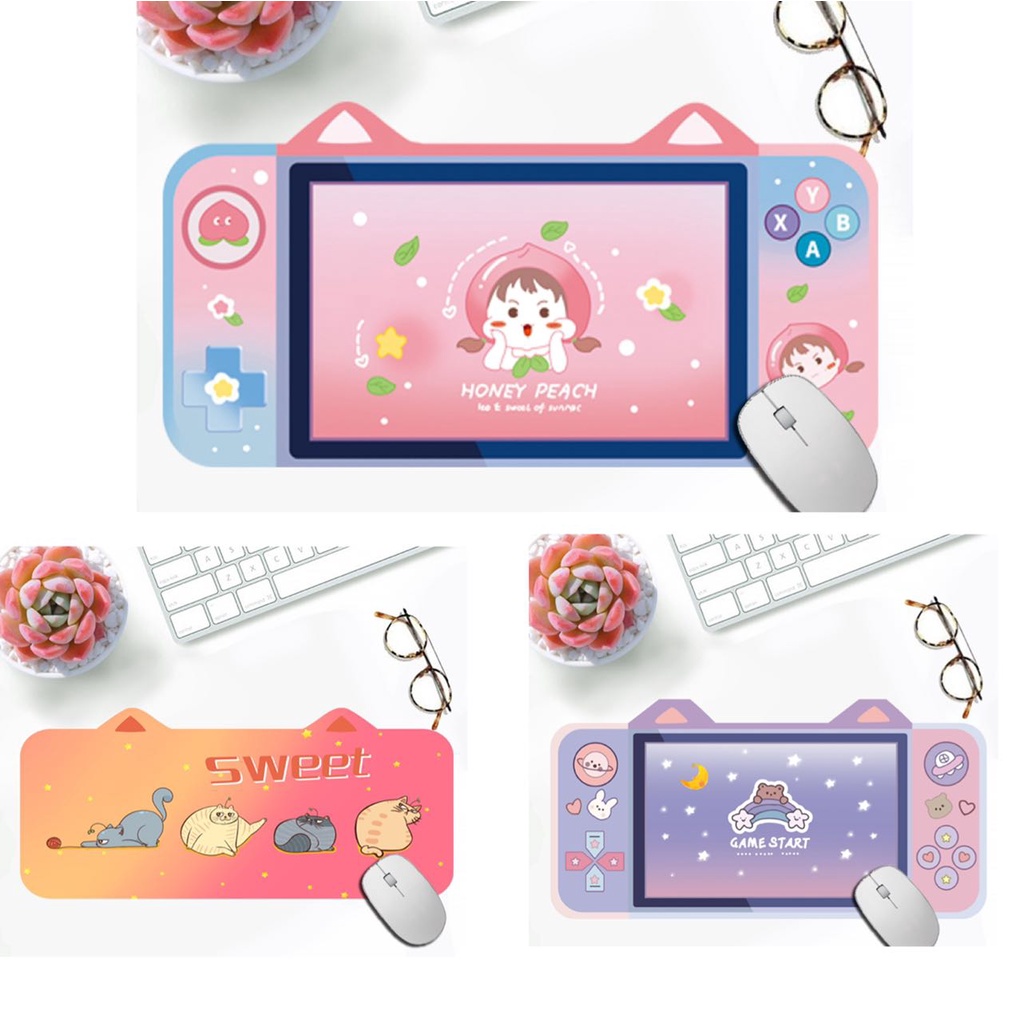 แผ่นรองเมาส์ ลายการ์ตูน กันลื่น แผ่นรองเมาส์เกมมิ่ง Mouse Pad