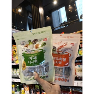 ส่วนผสมทำซุปเกาหลีSajo Haipyo Seafood Soup Stock Bag/Sajo Haipyo Vegetable Soup Stock Bag
