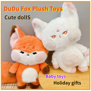 【NEW COD】DuDu fox plushie toys ตุ๊กตา Dudu หมอนตุ๊กตาสุนัขจิ้งจอกน่ารัก ขนาดใหญ่ 40 60 100 ซม. ของเล่นสําหรับเด็ก DuDu ตุ๊กตาสุนัขจิ้งจอก ตุ๊กตาจิ้งจอก ของขวัญปีใหม่