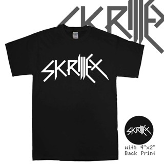 เสื้อยืดผ้าฝ้าย Sanc6 [พร้อมส่ง] เสื้อยืดผ้าฝ้าย 100% พิมพ์ลาย Skrillex Music Inspired โอเวอร์ไซซ์ ของขวัญคริสต์มาส สําห