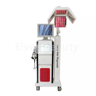 Hair Growth Machine 650nm Diode Lazer Machine Hair Follicles Treatment Scalp Detection Painless Stimulate Hair Regrowth