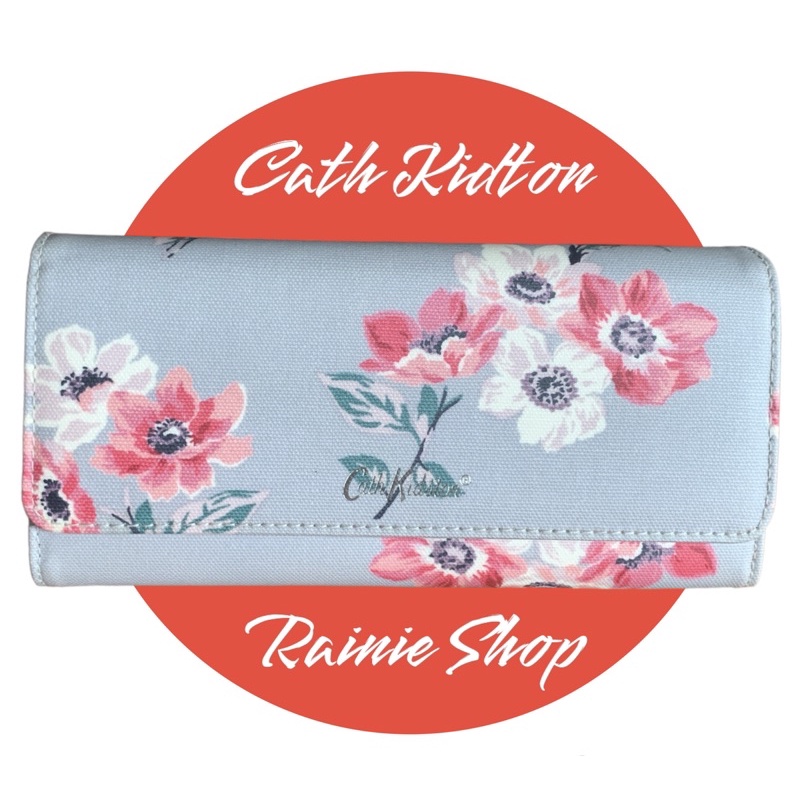 Cath Kidston wallet ใบยาว แท้💯มือสอง[ส่งด่วนได้ กทม-ปริมณฑล]