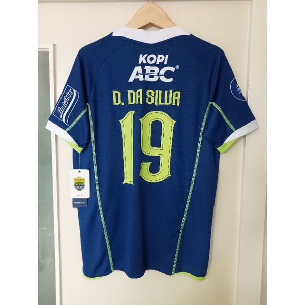David da Silva Persib Bandung Home 2022 Supporter All Original Jersey (L) เสื้อฟุตบอลต้นฉบับใหม่ BRI