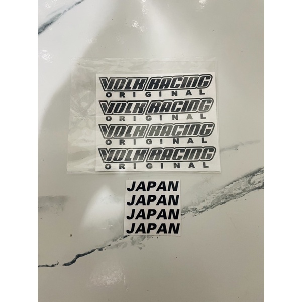 สติกเกอร์ติดแม็กซ์TE37หยอดสี งาน3Mสะท้อนแสง ติดทนทาน 1ชุดติดได้4ล้อ - รูปที่ 5