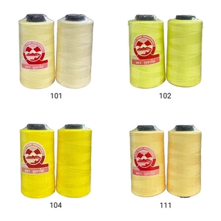[สีเหลือง]ด้ายเย็บผ้า ตราภูเขาไฟ ขนาด 40/2 ความยาว 3100 เมตร
