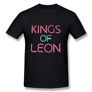 เสื้อผ้าผชLsmtx1 เสื้อยืด ผ้าฝ้าย พิมพ์ลายโลโก้ Kings Of Leon พลัสไซซ์ สําหรับผู้ชายS-5XL