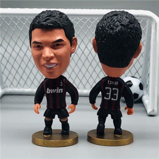 ฟิกเกอร์ตุ๊กตาฟุตบอล AC Milan Player 33 Thiago Silva