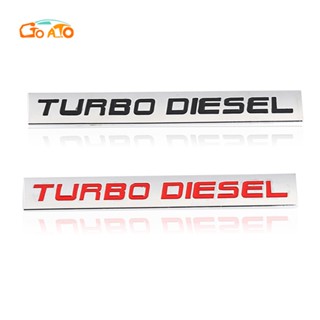 GTIOATO โลโก้ TURBO DEISEL โลโก้รถ ตราสัญลักษณ์ โลโก้ติดรถยนต์ สติ๊กเกอร์โลโก้รถ โลโก้ติดรถยนต์สําหรับ คุณภาพสูง Logo โลโก้โลหะผสมสังกะสี ของแต่งรถ ตกแต่งรถยนต์