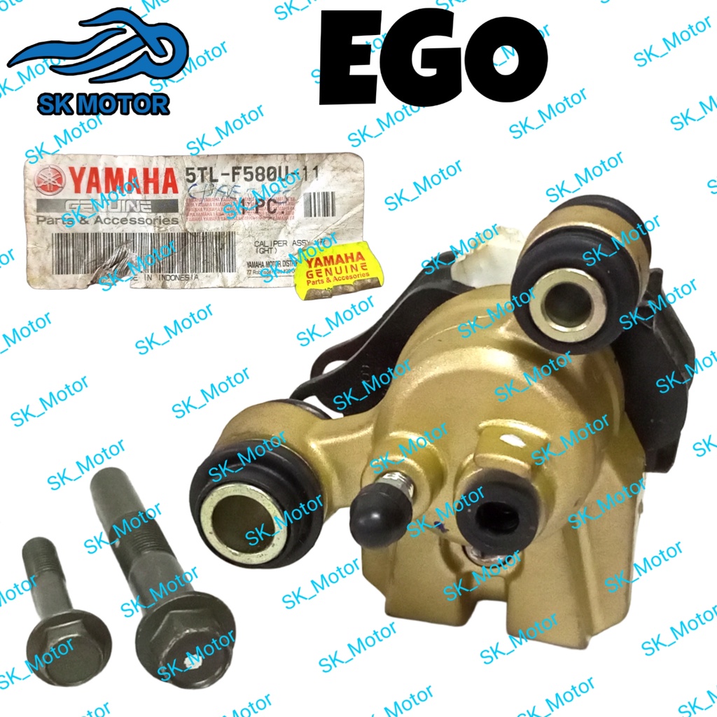 Yamaha EGO V1 Old Front Caliper Assy / ปั๊มเบรค Bawah Depan + แผ่น 5TL-F580U-11