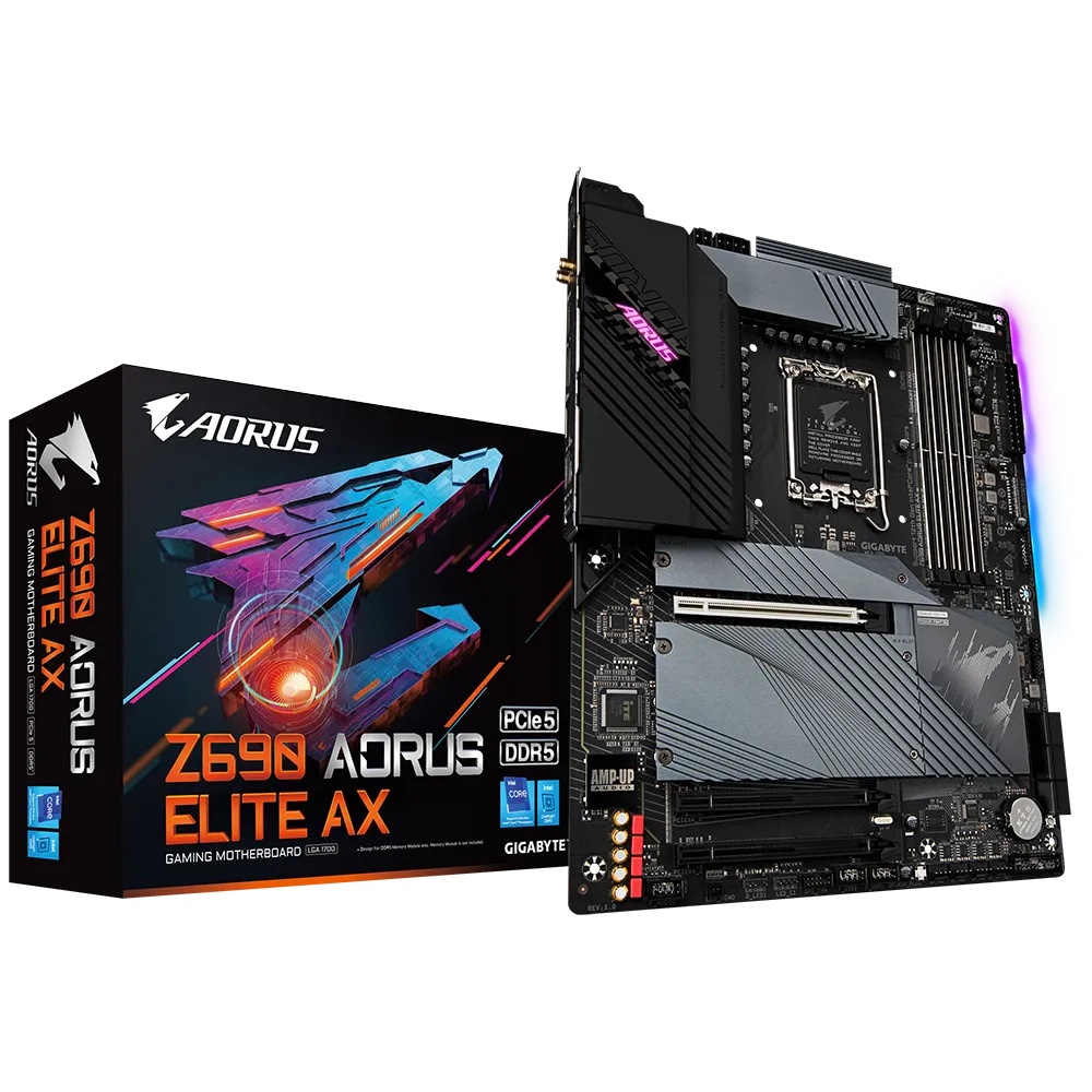 GIGABYTE Z690 AORUS ELITE AX DDR5 ATX เมนบอร์ด Intel | แอลจีเอ1700 โมโบ