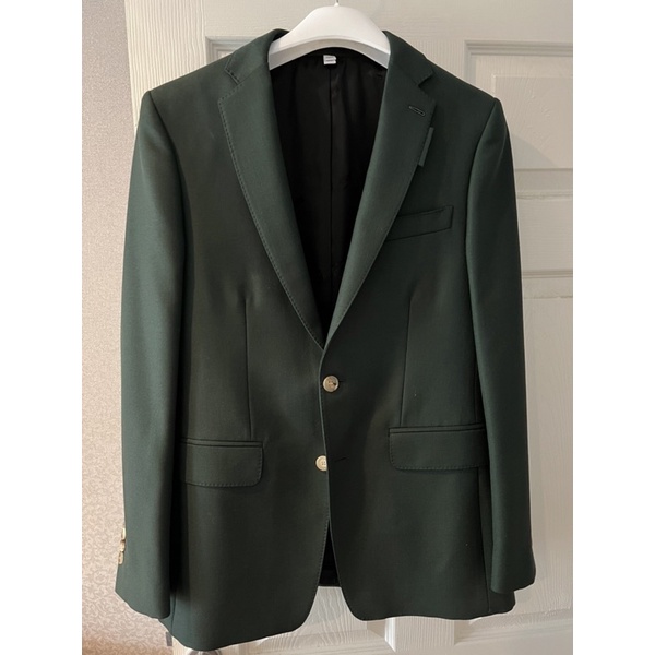 เสื้อสูท Burberry สีเขียวของแท้