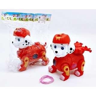 น้องหมาของเล่นเด็ก น้องหมาเดินได้ มีเสียง มีไฟ มีเชือกจูง ของเล่นใส่ถ่าน สินค้าคละเเบบ***สินค้าพร้อมส่ง