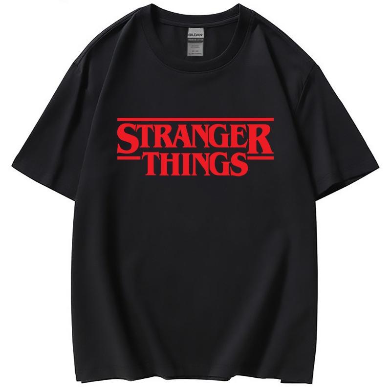 {vo} Stranger Things เสื้อยืดคอกลม T-Shirt