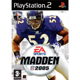 Madden NFL 2005 (Europe) PS2 แผ่นเกมps2 แผ่นไรท์ เกมเพทู